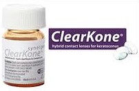 Multifocaal hybride en ClearKone hybride. Multifocale hybridelens en ClearKone hybride.